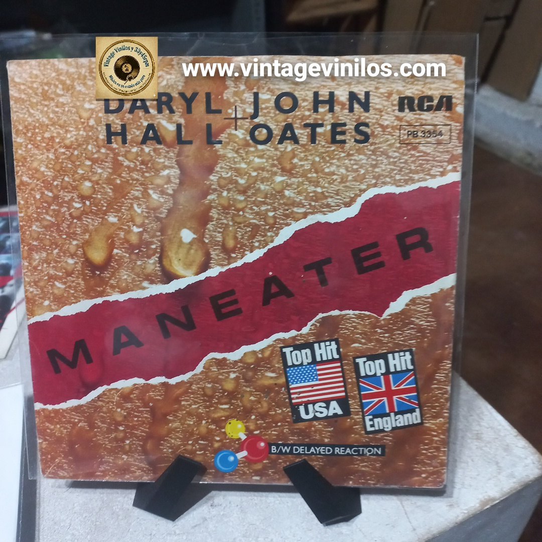 Daryl Hall and John Oates Maneater Simple 7" VG+