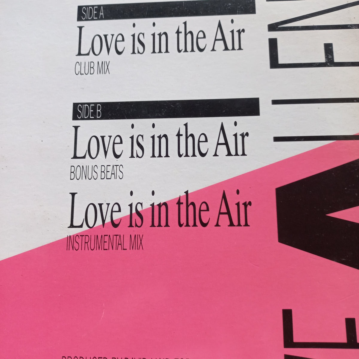 Steve Allen Love is in the Air Maxi De Epoca VG+