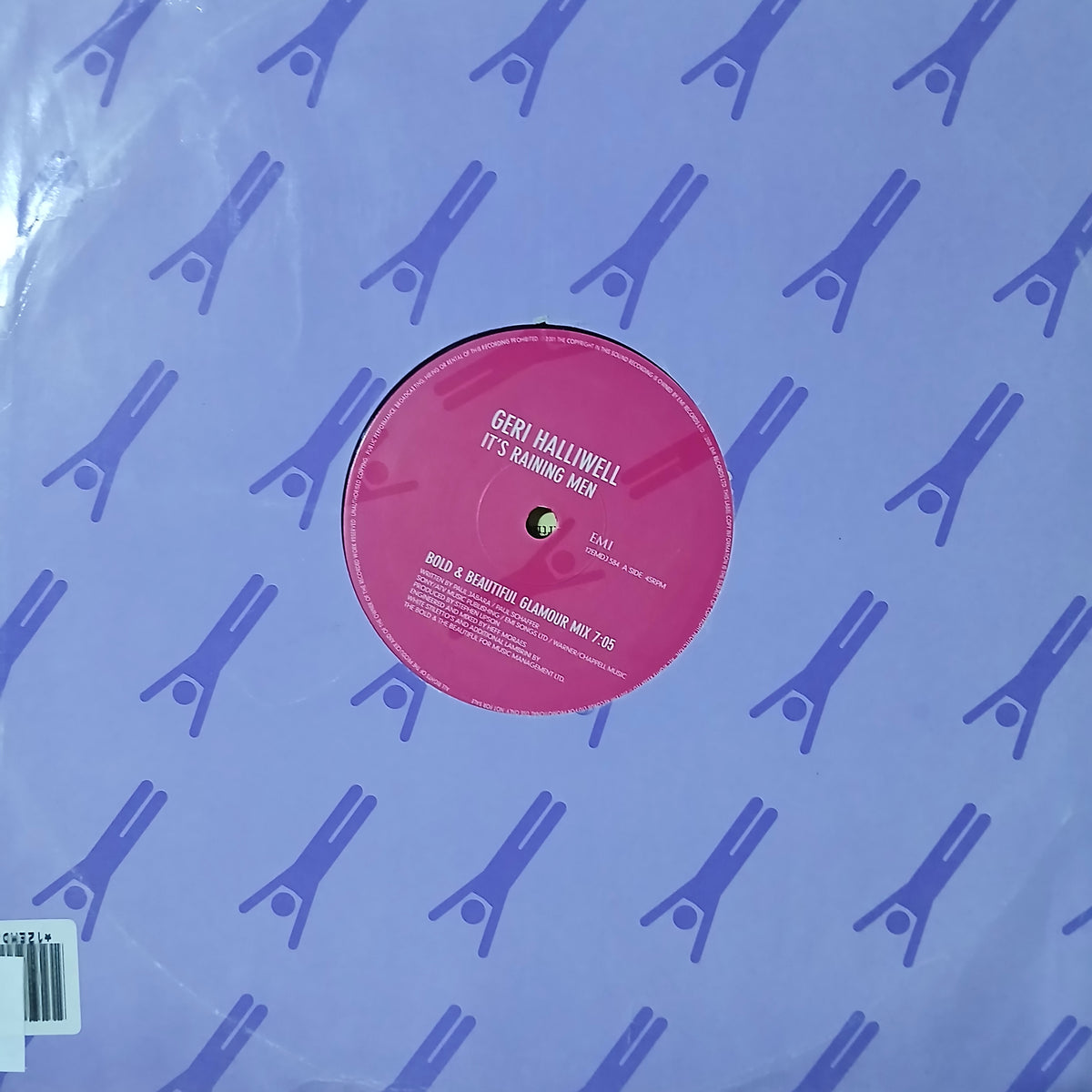 Geri Halliwell Its Raining Men Maxi De Epoca VG+