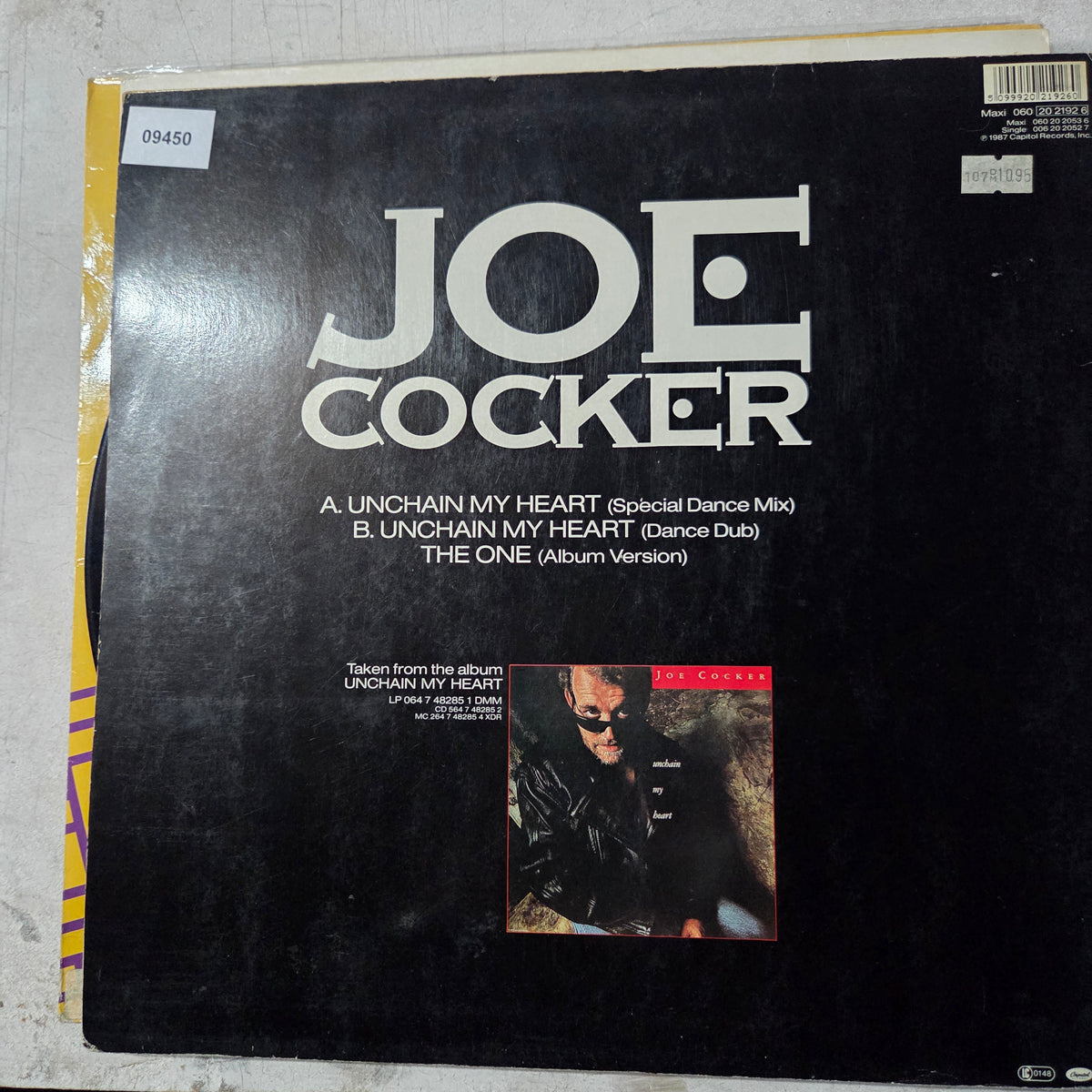 Joe Cocker Unchain My Heart Maxi De Epoca VG+