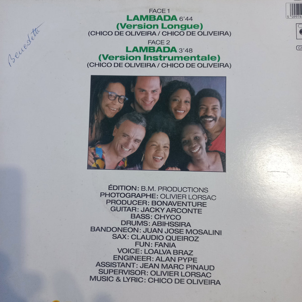 Kaoma Lambada Maxi VG+