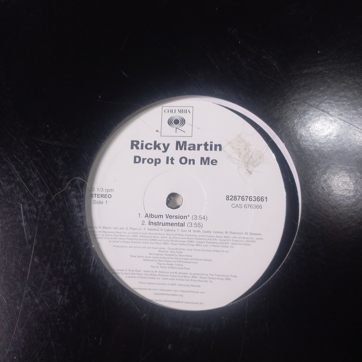 Ricky Martin Drop it on Me Maxi VG+