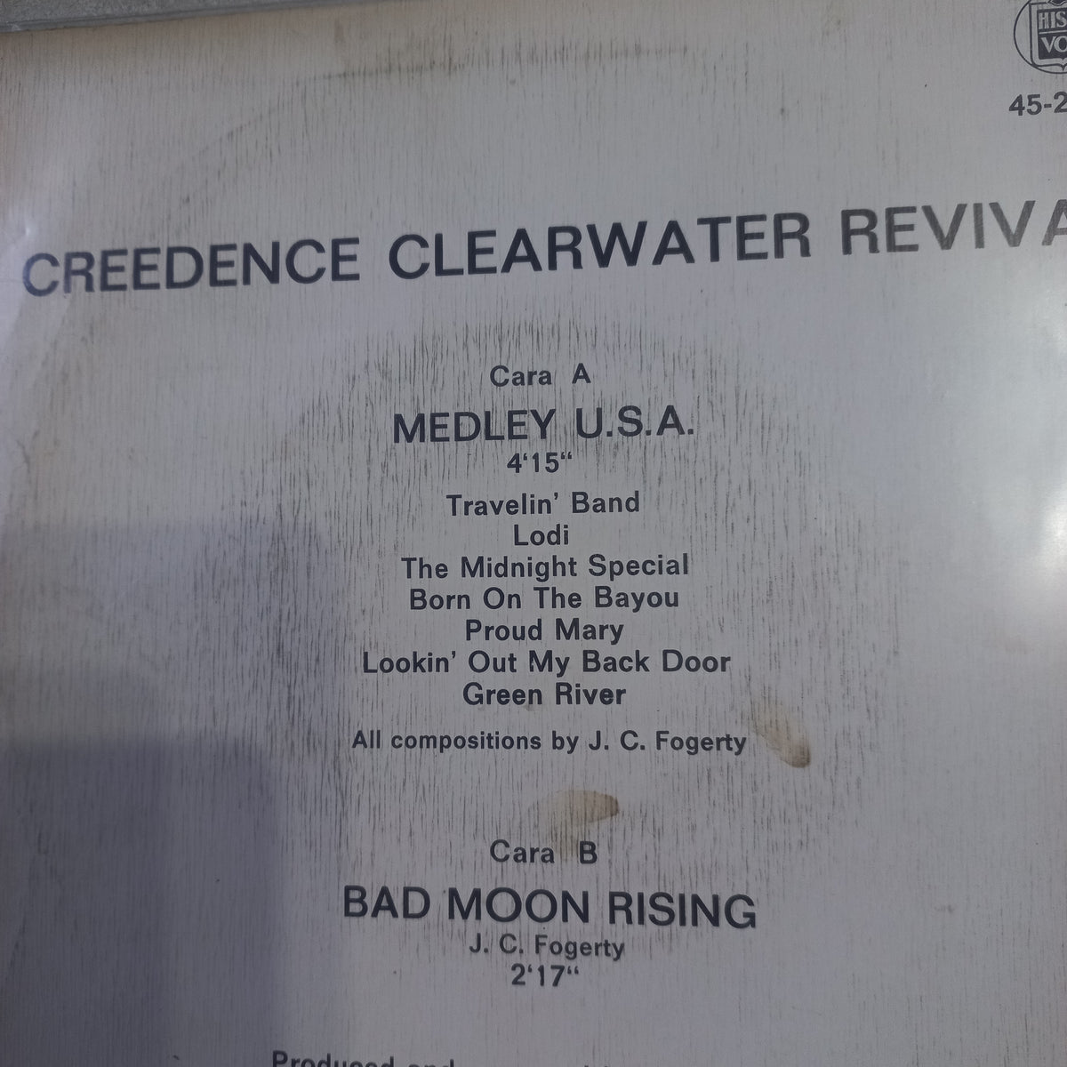 Creedence Medley Usa Simple 7" Vg+ De Epoca