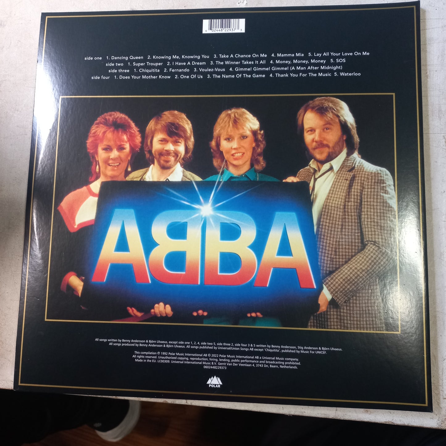 Abba Gold Picture Vinilo Lp Mint