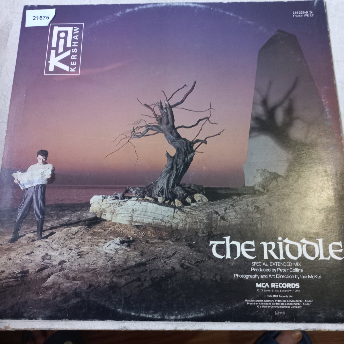 NIK KERSHAW THE RIDDLE MAXI 12" SECOND HAND VG+ O NM