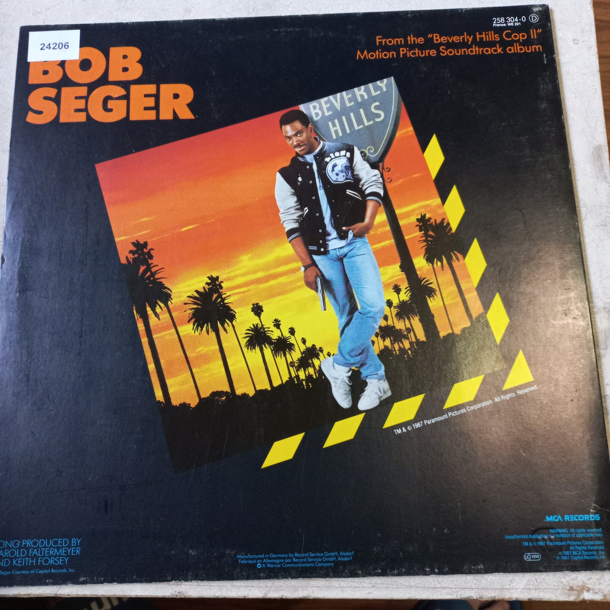 BOB SEGER SHAKEDOWN MAXI 12" SECOND HAND VG+ O NM
