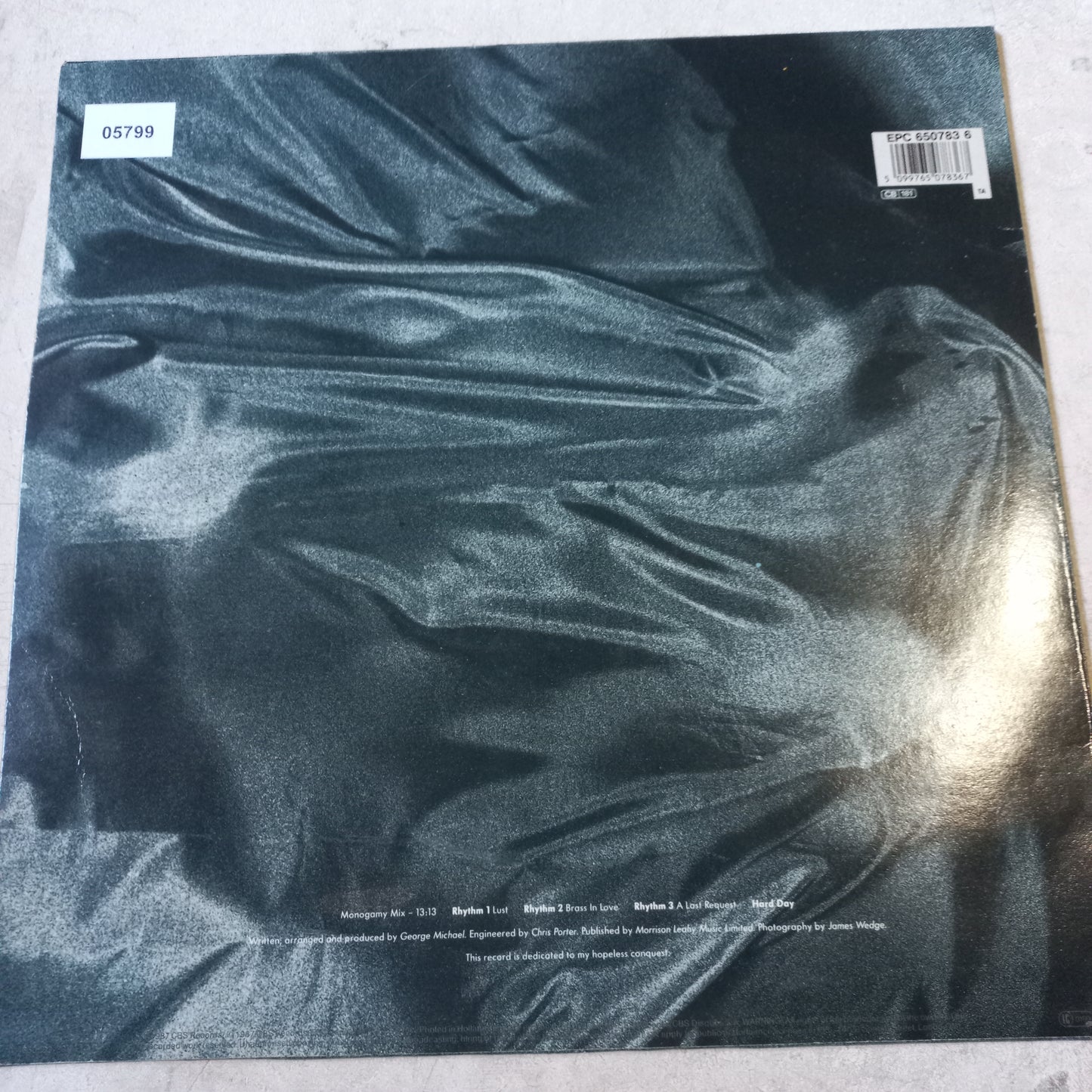 GEORGE MICHAEL I WANT YOUR SEX MAXI 12" SECOND HAND VG+ O NM