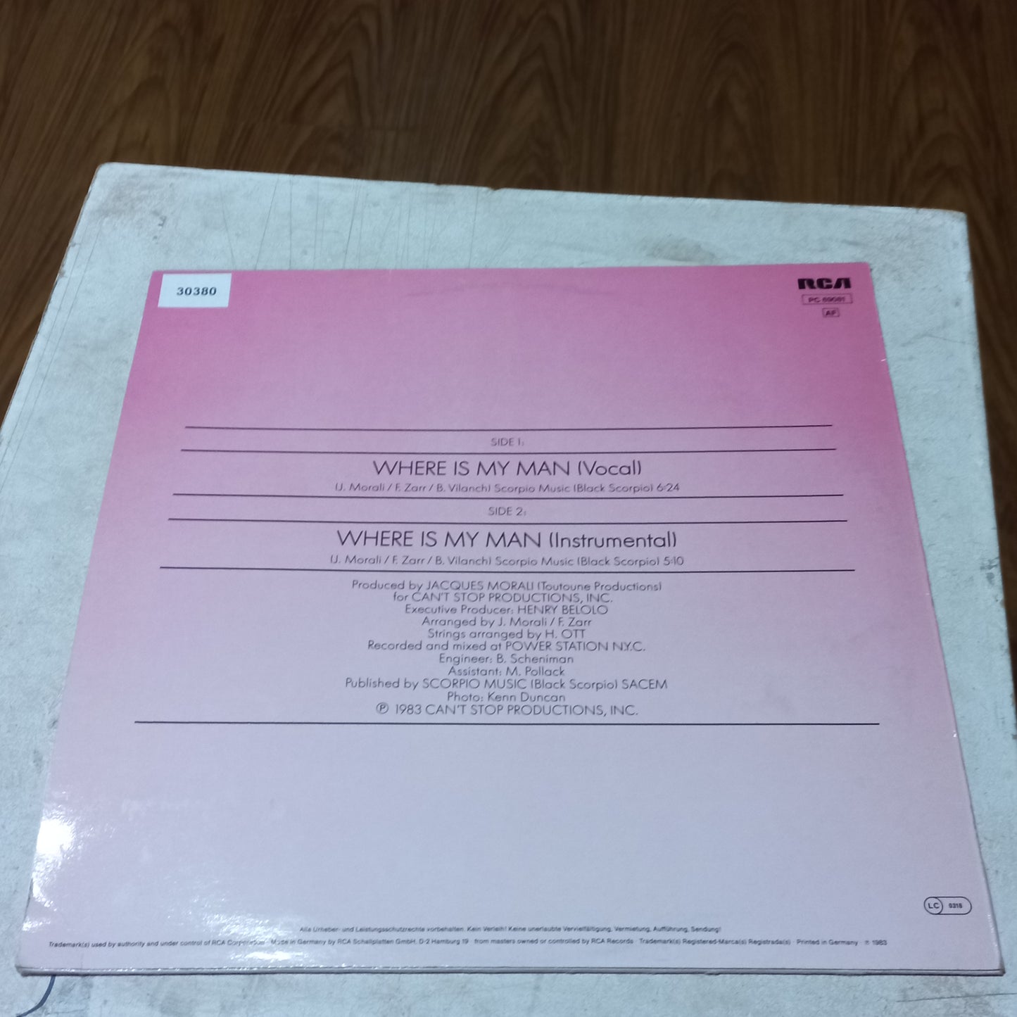 EARTHA KITT WHERE IS MY MAN MAXI 12" SECOND HAND VG+ O NM