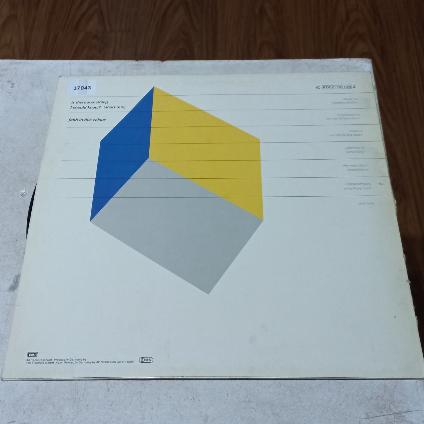 DURAN DURAN IS THERE SOMETHING I SHOULD KNOW MAXI 12" SECOND HAND VG+ O NM