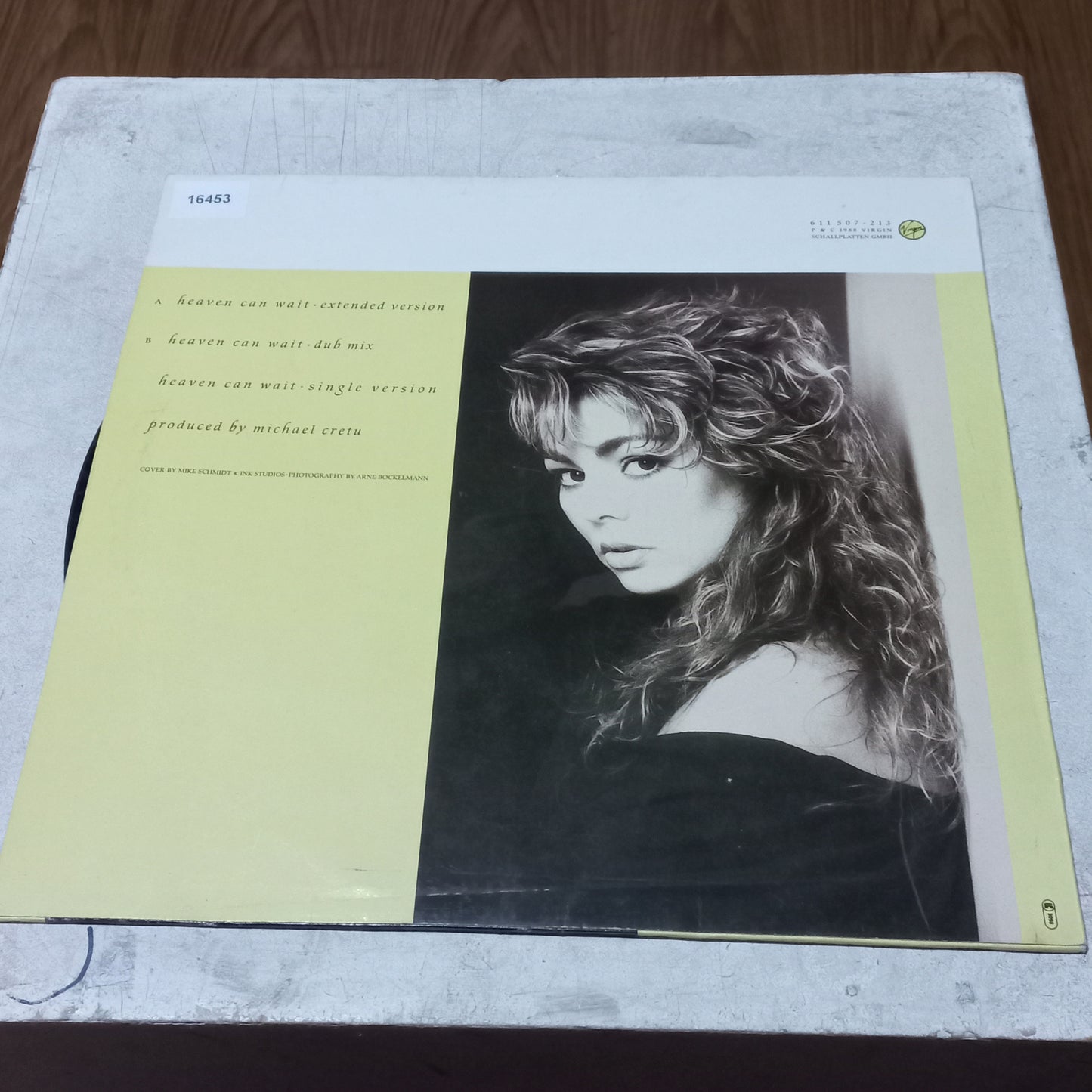 SANDRA HEAVEN CAN WAIT MAXI 12" SECOND HAND VG+ O NM