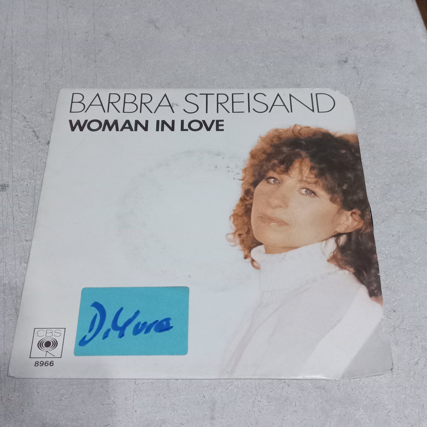 Barbra Streisand - Woman In Love / Run Wild (7'') Simple VG+