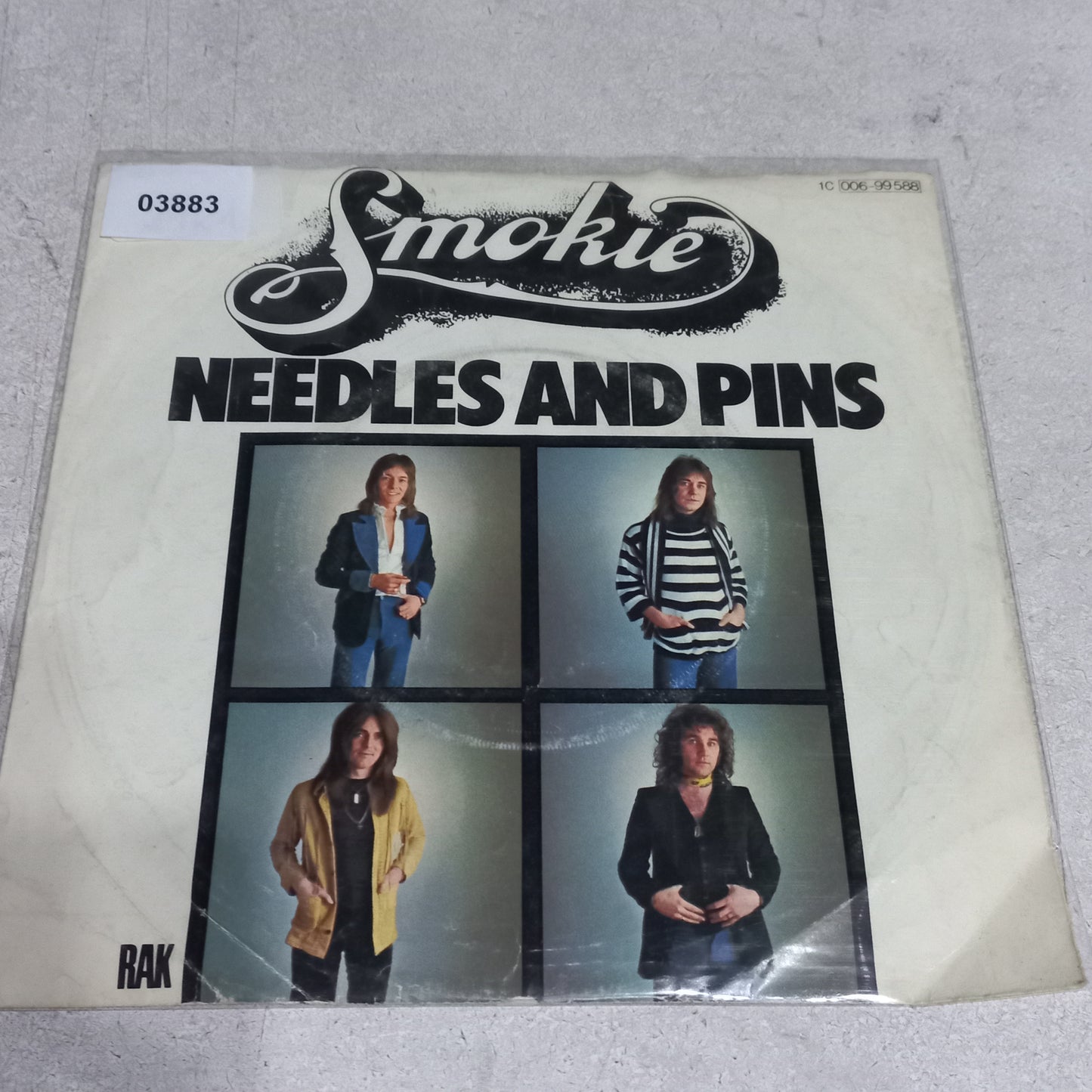 Smokie - Needles And Pins / No One Could Ever Love You More (7'') Simple VG+