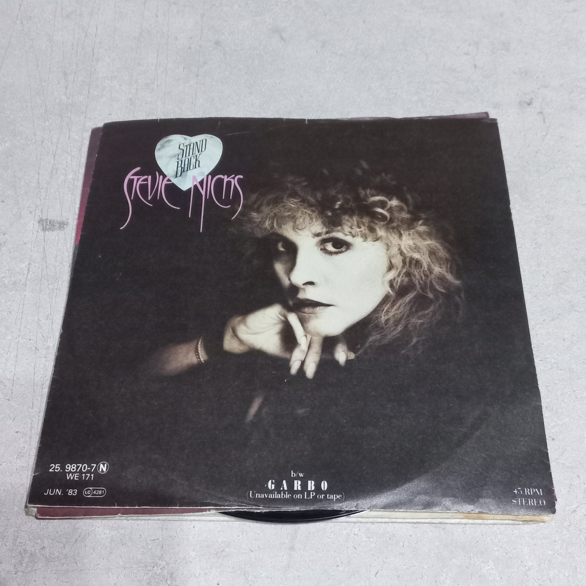 Stevie Nicks - Stand Back (7'') Simple VG+