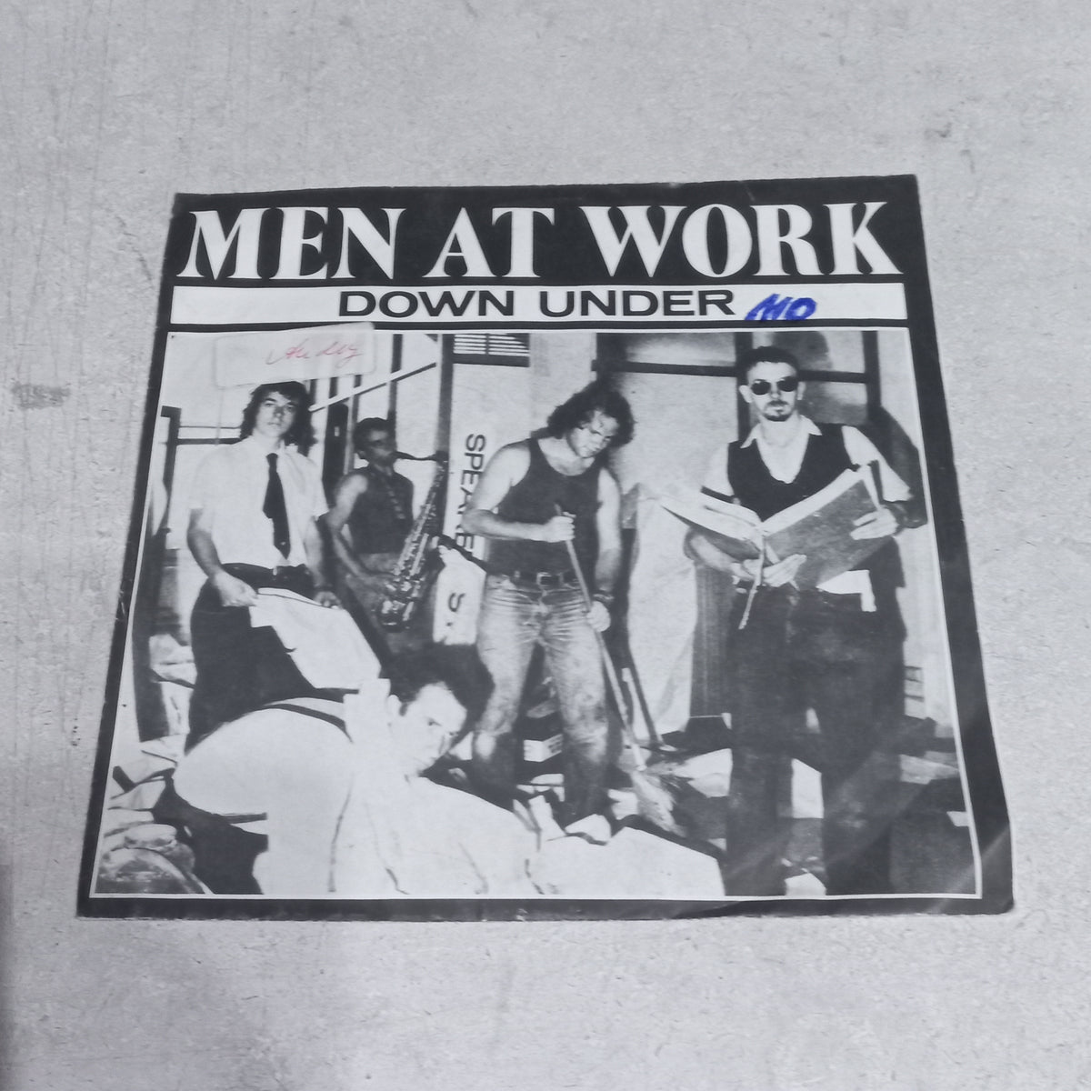 Men at Work - Down Under / Helpless Automaton (7'') Simple VG+