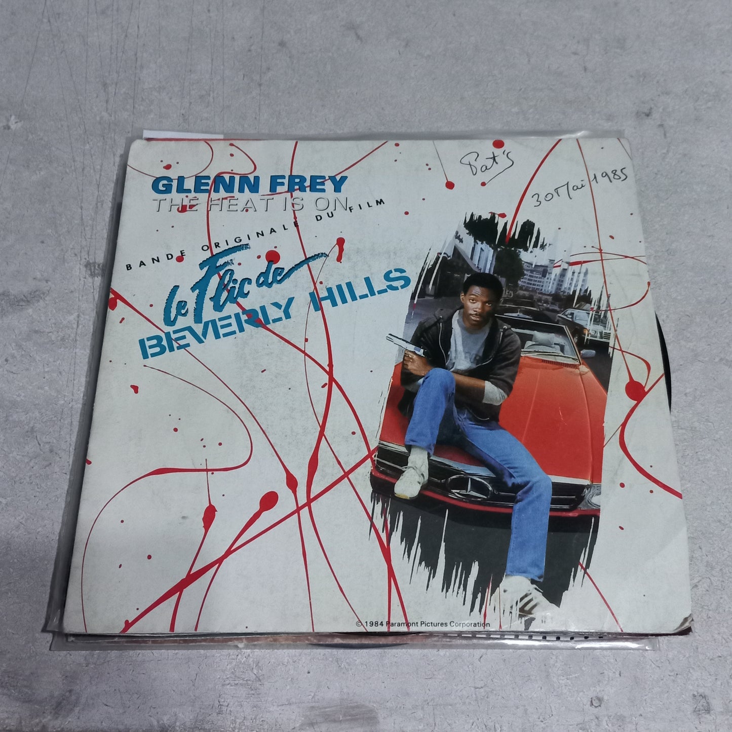Glenn Frey - The Heat Is On (7'') Simple VG+