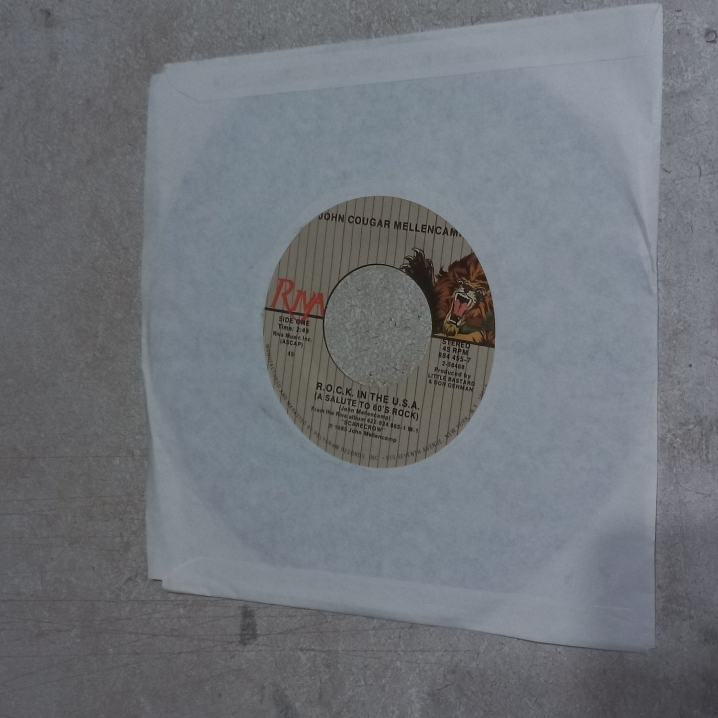 John Mellencamp - Rock in the USA (7'') Simple VG+