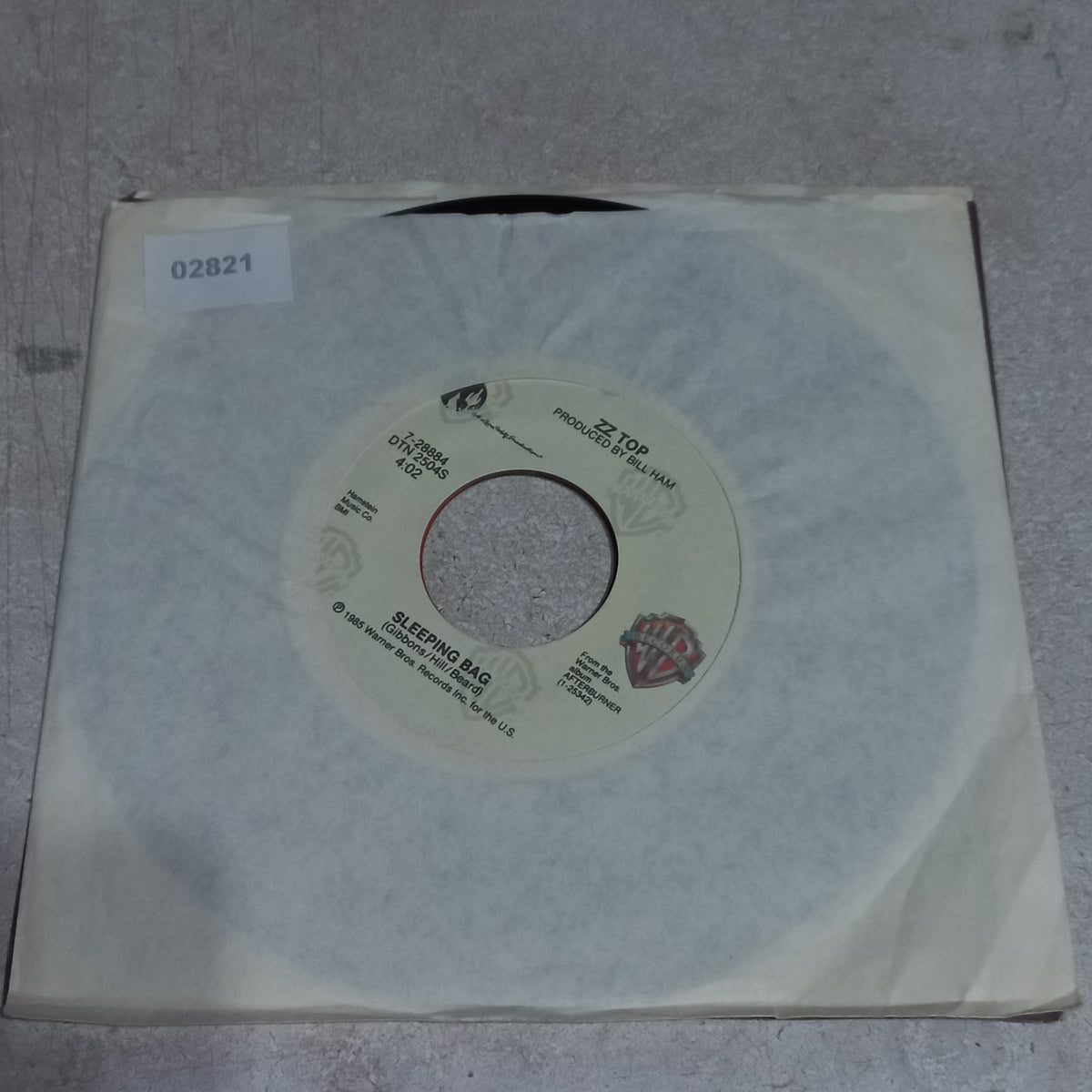 ZZ Top - Sleeping Bag (7'') Simple VG+
