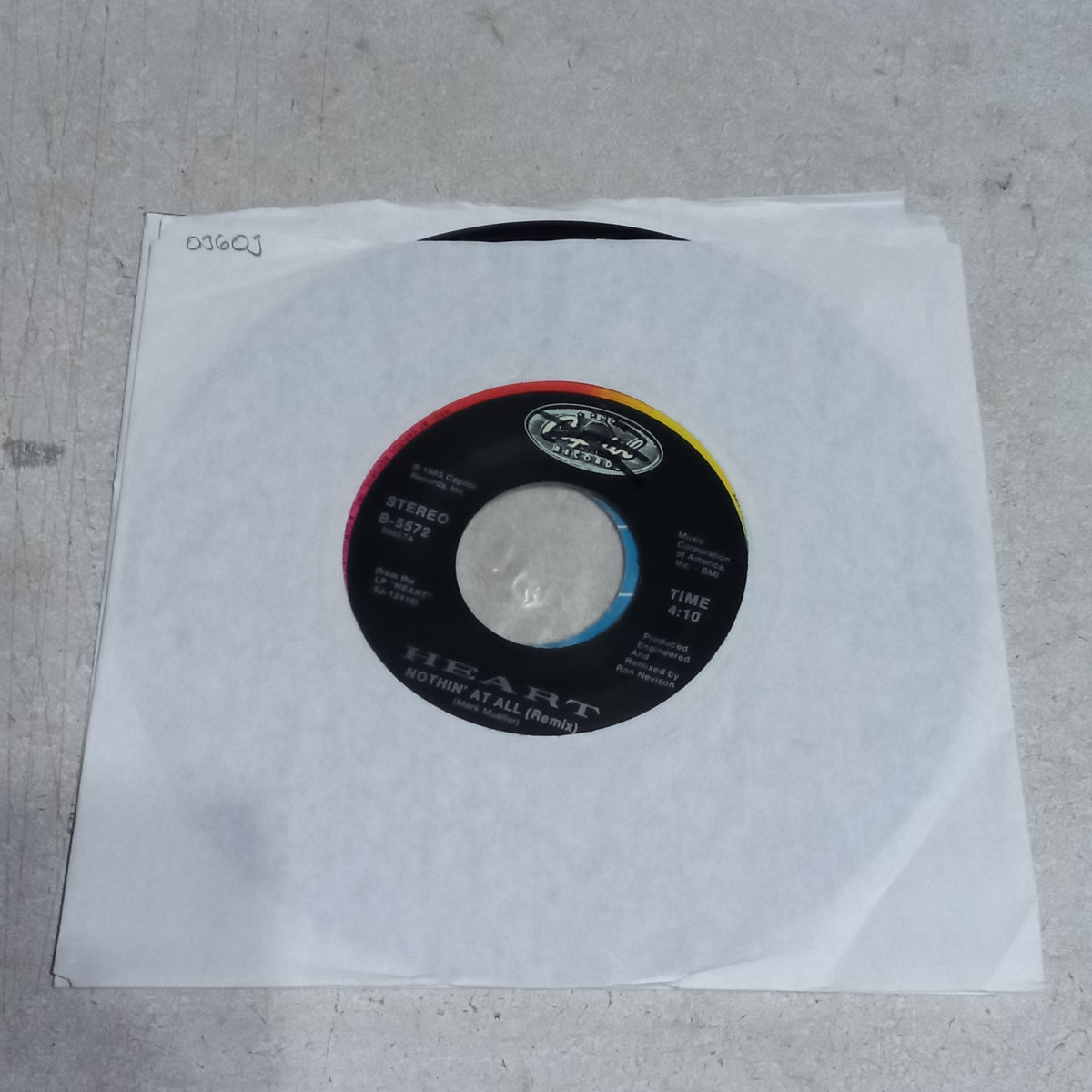 Heart - Nothin' At All (7'') Simple VG+
