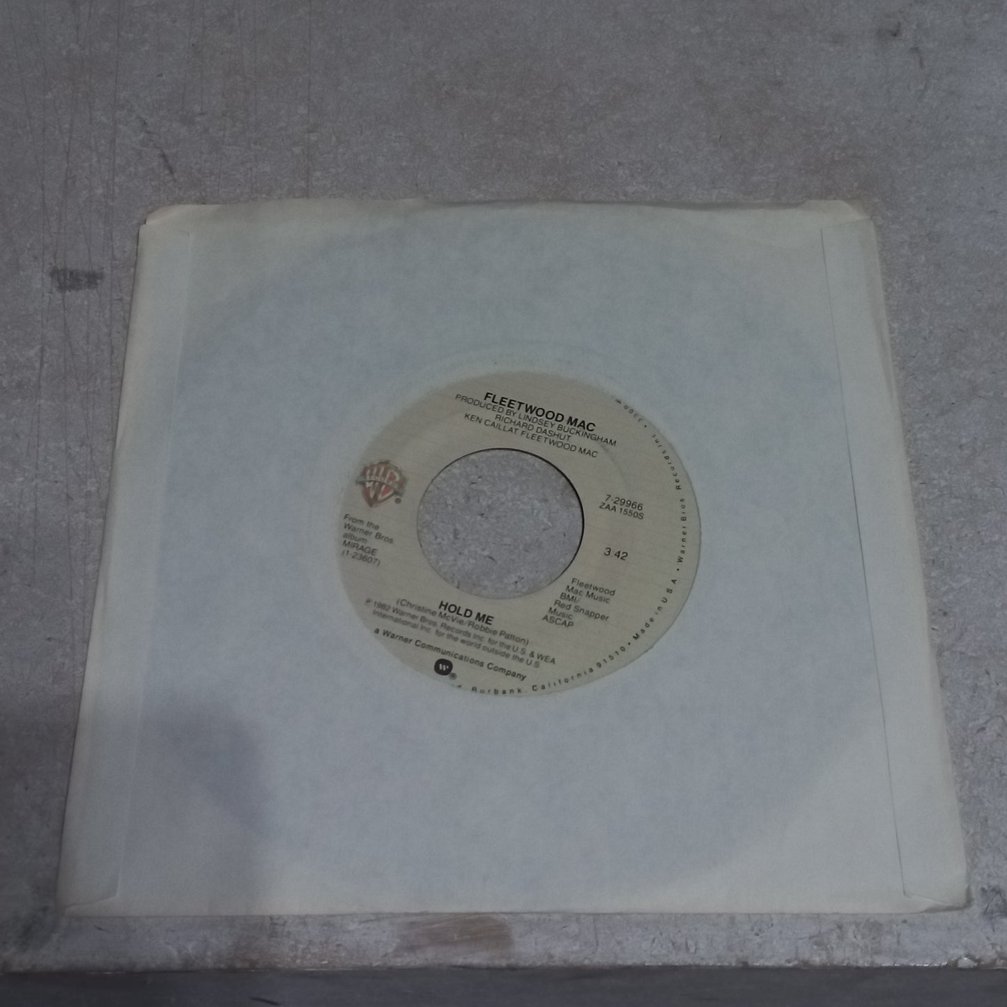 Fleetwood Mac - Hold Me (7'') Simple VG+