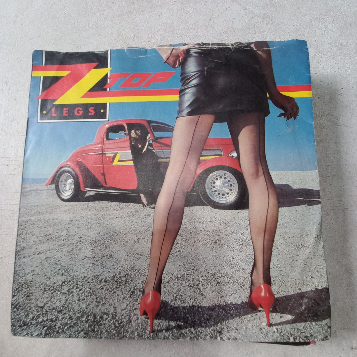 ZZ Top - Legs (7", Single) (Warner Bros. Records - W9272) Simple VG+