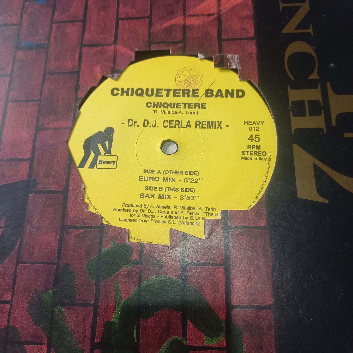 Chiquetere Band - Chiquetere (Dr. DJ Cerla Remixes) (12") (Heavy Records - HEAVY 012) - MAXI VG+ O Nm