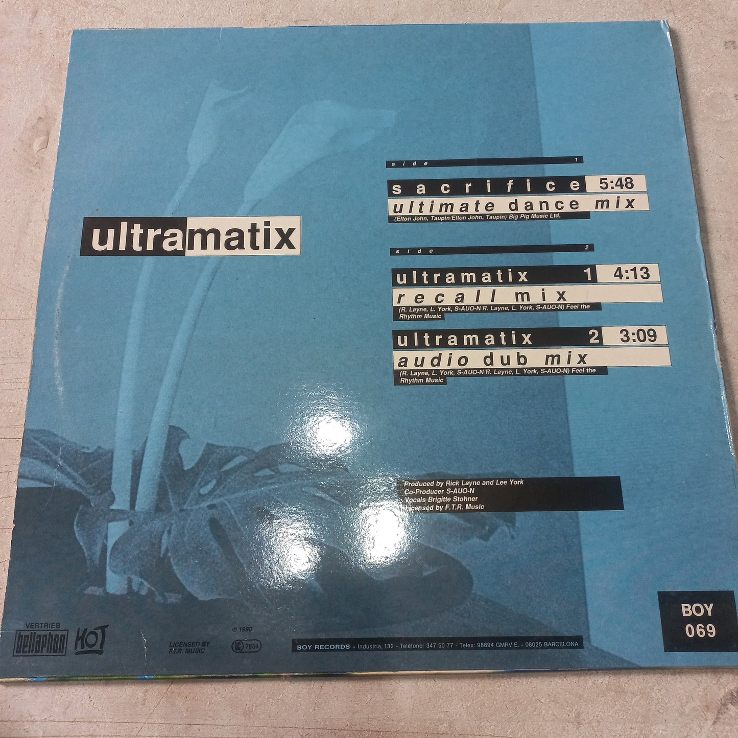 Elton John Ultramax Sacrifice - Maxi VG+