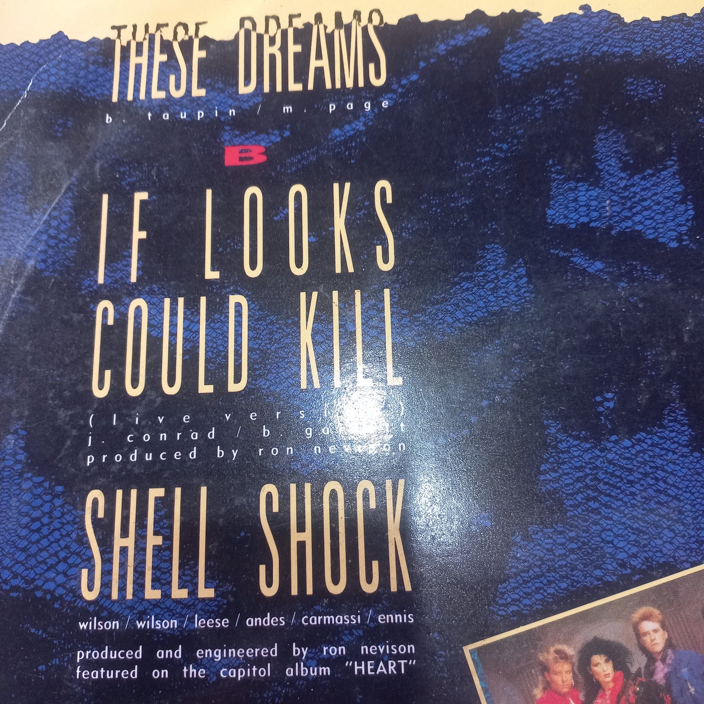 Heart - These Dreams (12", Single) (Capitol Records - 12CL 394) - MAXI VG+ O Nm