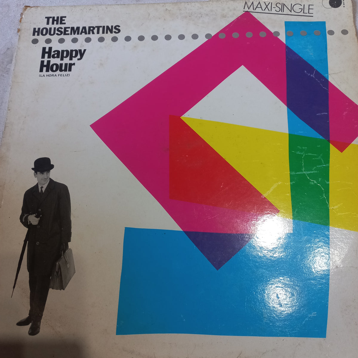 The Housemartins - Happy Hour MAXI VG+ = La Hora Feliz (12", Maxi) (Chrysalis, Go! Discs, Chrysalis - CHST 3003, CHST-3003)