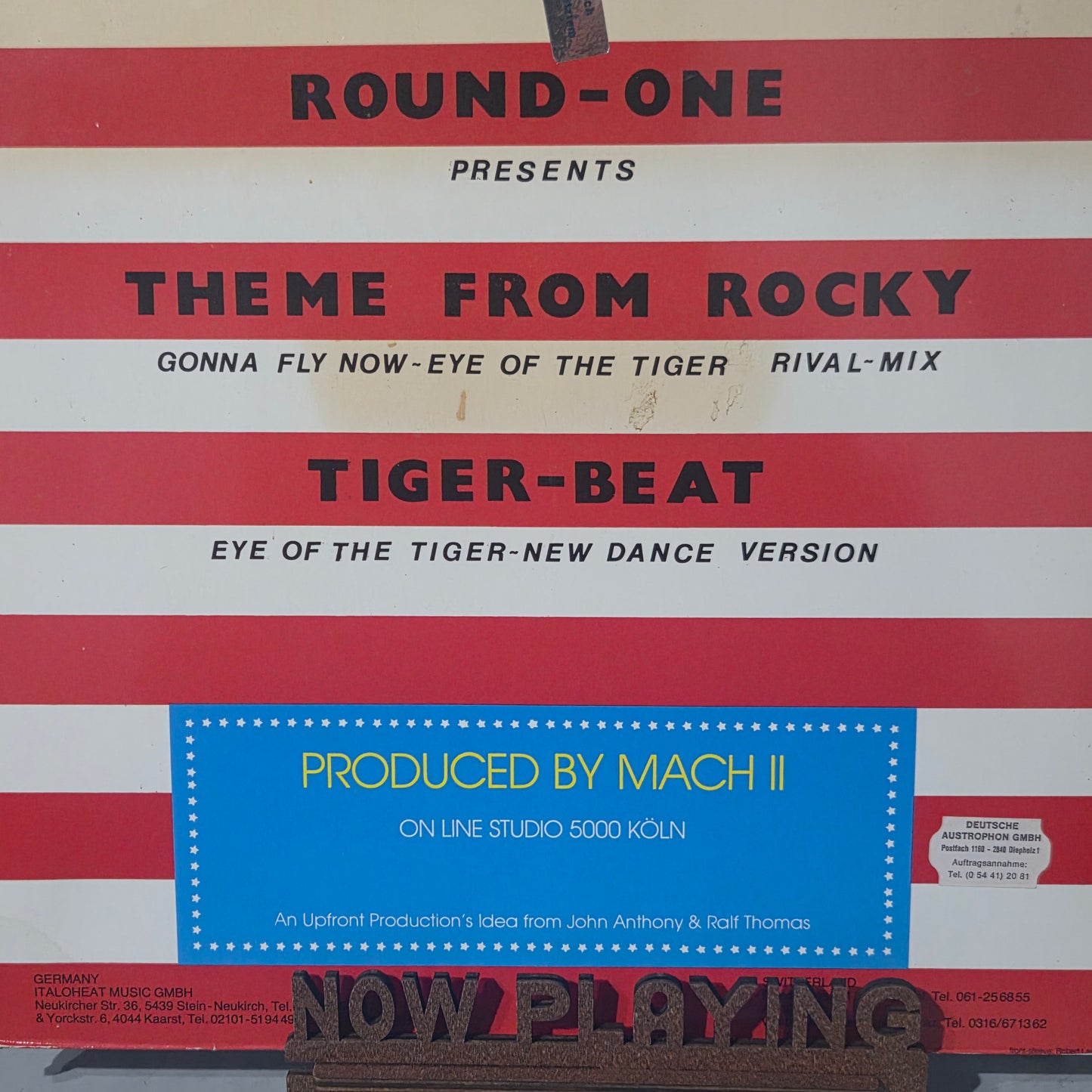 Round One Theme From Rocky MAXI VG+