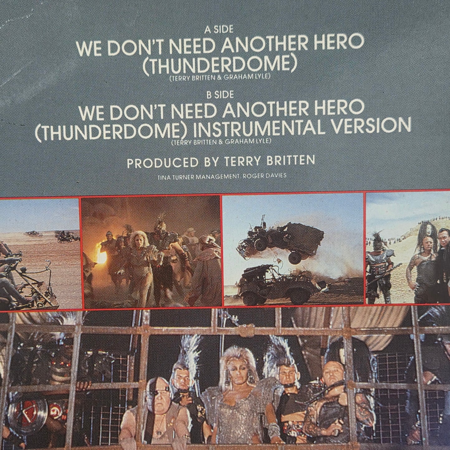 Tina Turner We Dont Need Another Hero MAXI VG+