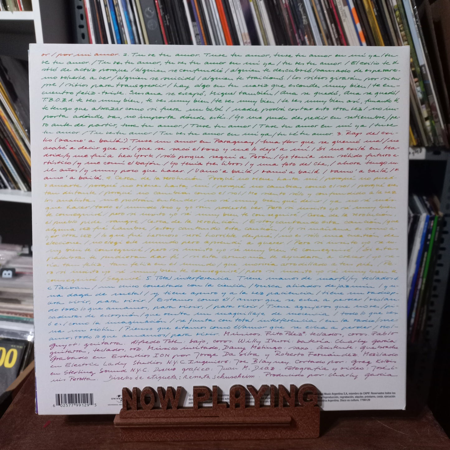 Charly Garcia Piano Bar LP Nuevo