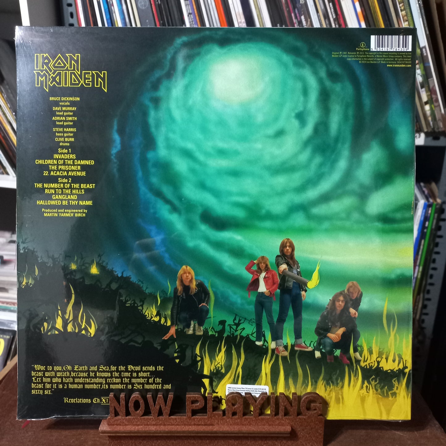 Iron Maiden The Number of the Beast LP Nuevo