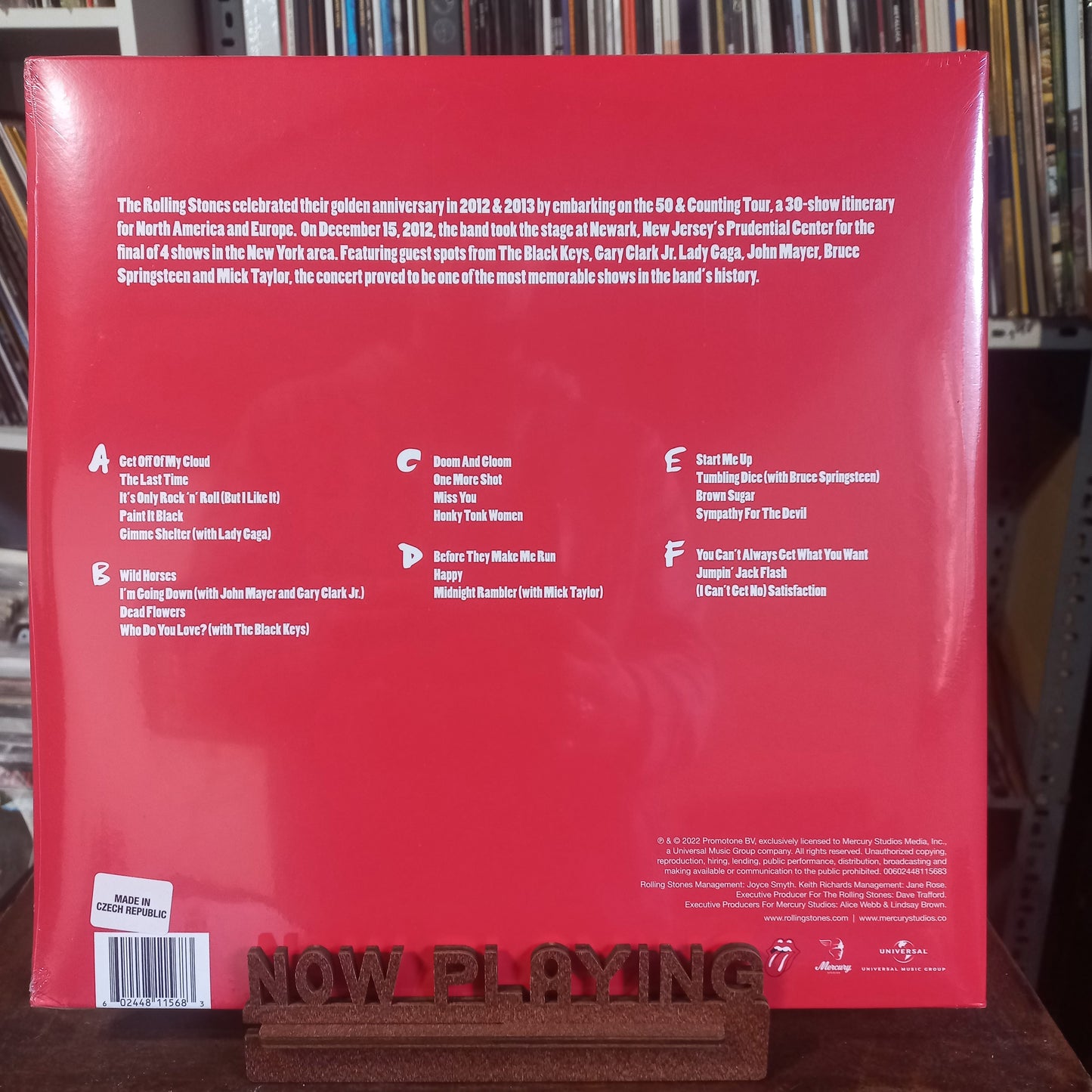 The Rolling Stones Grrr Live Lp Nuevo