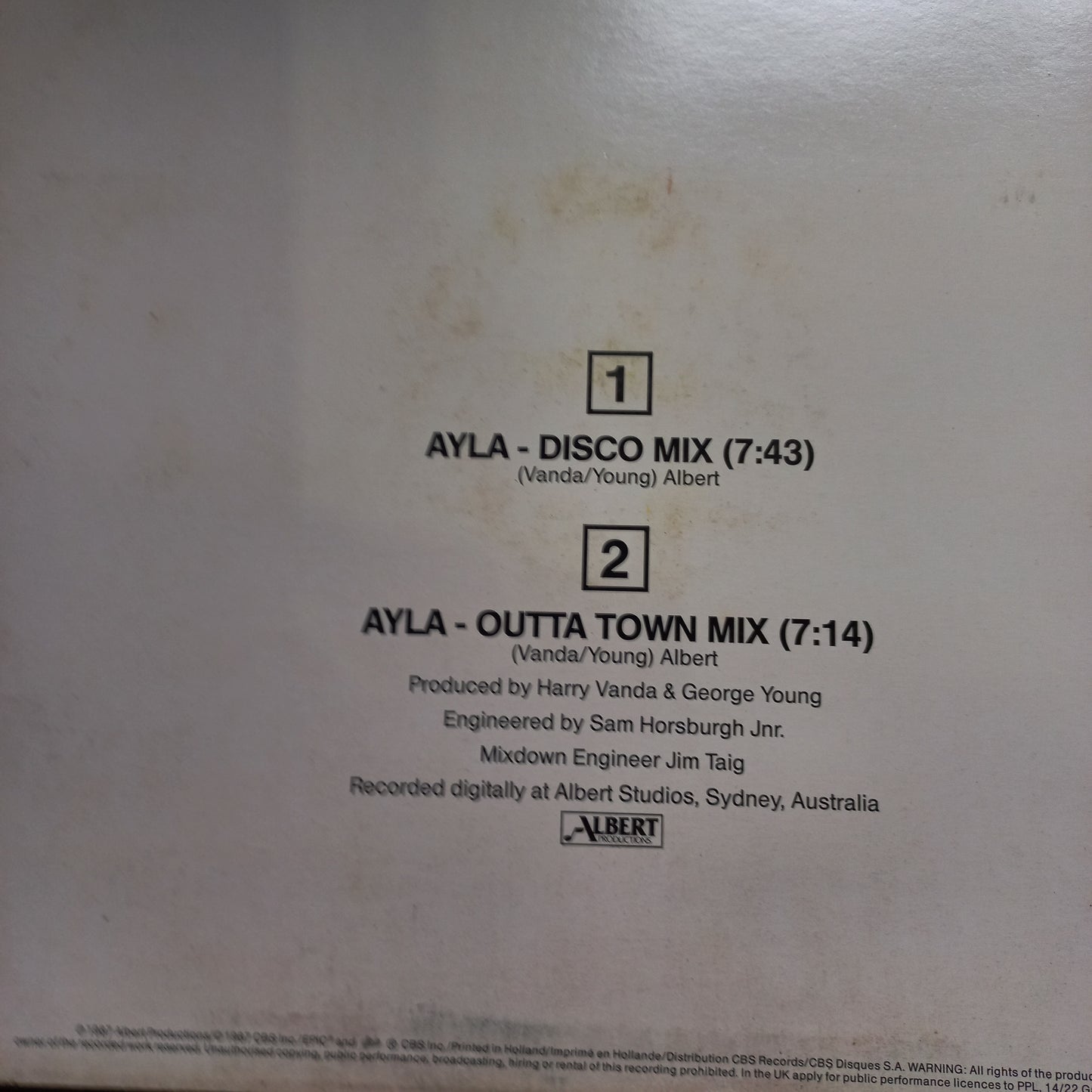 Flash and the Pan Ayla MAXI Doble VG+