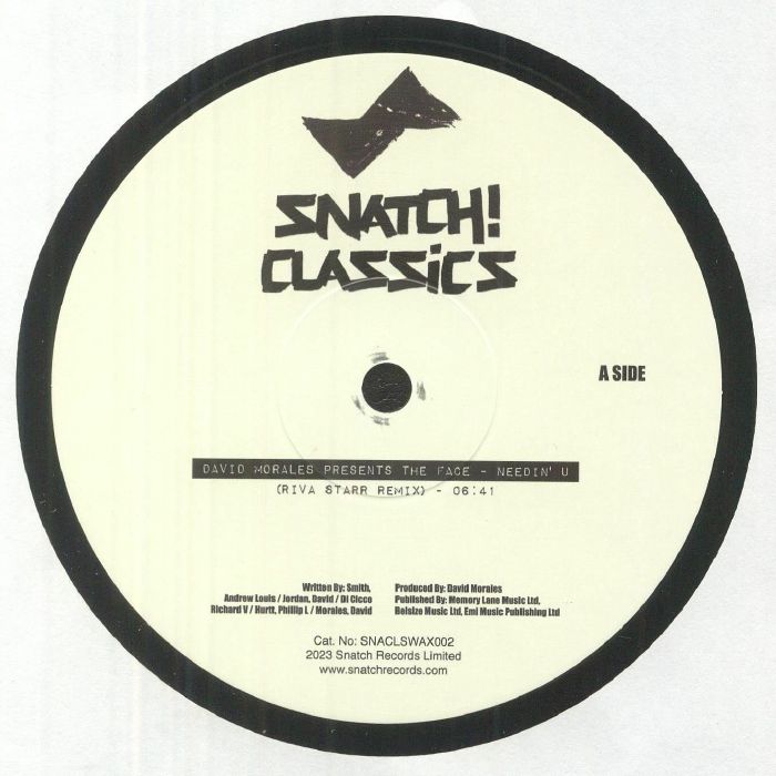 DAVID MORALES NEEDIN YOU MAXI 12" MINT