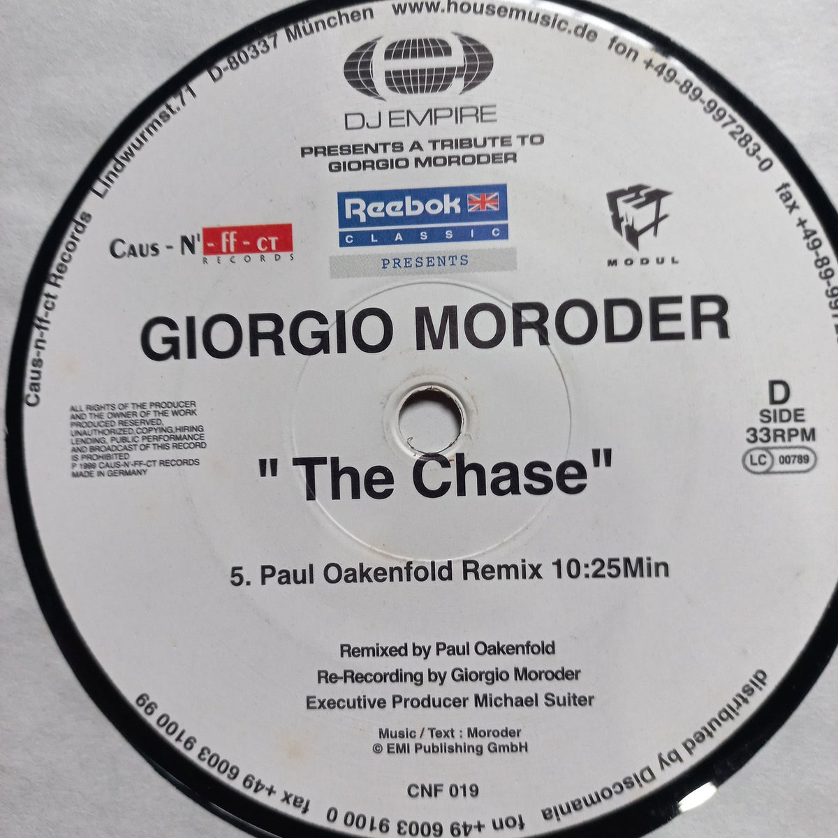 Giorgio Moroder The Chase (Remixes) Doble