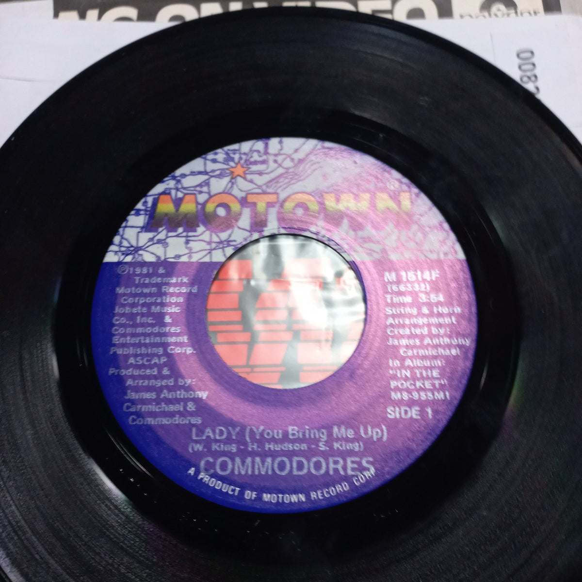 Commodores Lady (You Bring Me Up)