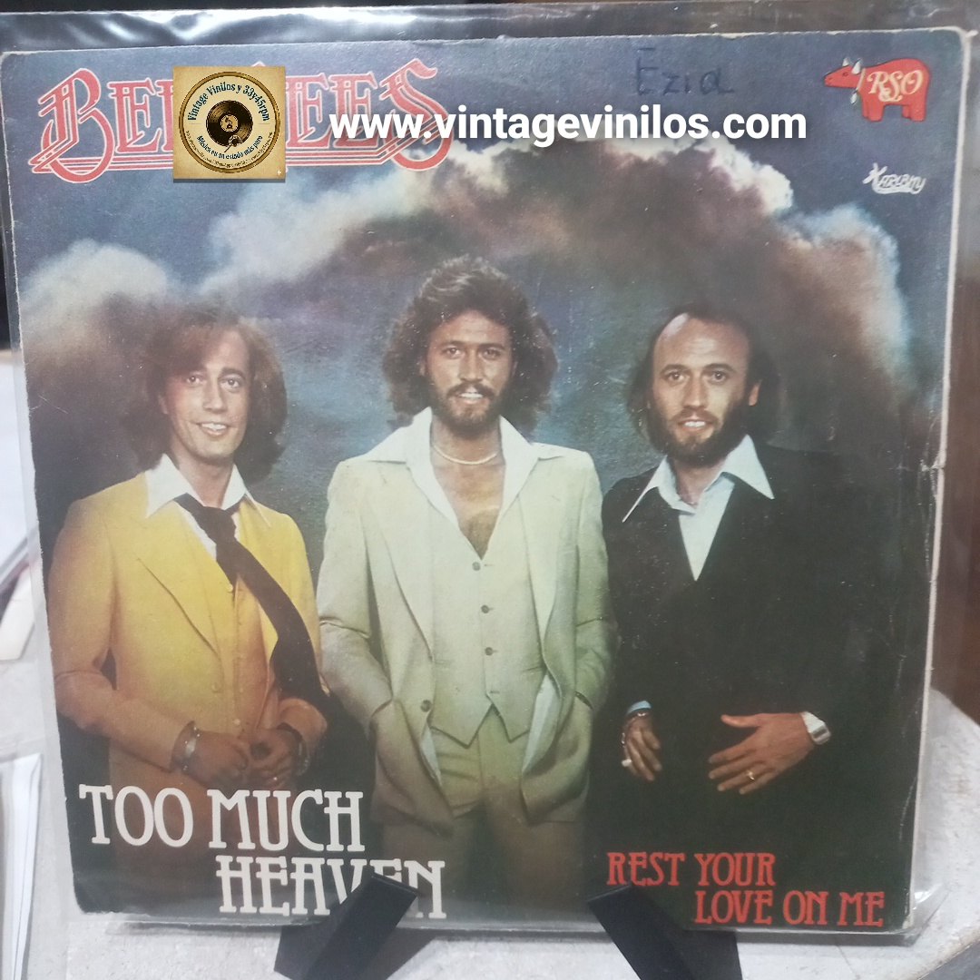 Bee Gees Too Much Heaven Simple 7" VG+