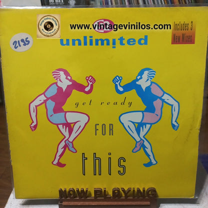 2 Unlimited Get Ready For This Maxi 12" VG+