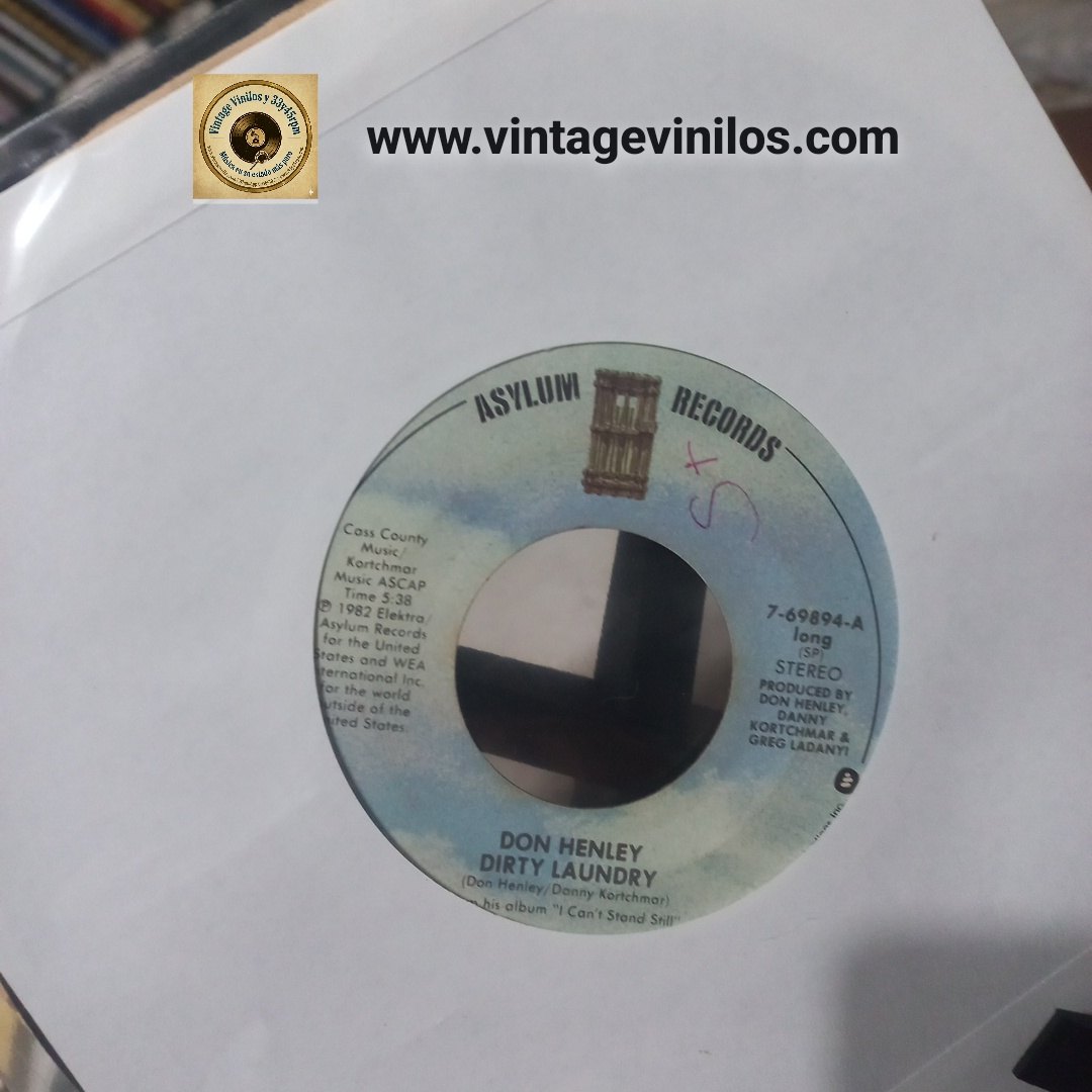 Don Henley Dirty Laundry Simple 7" VG+