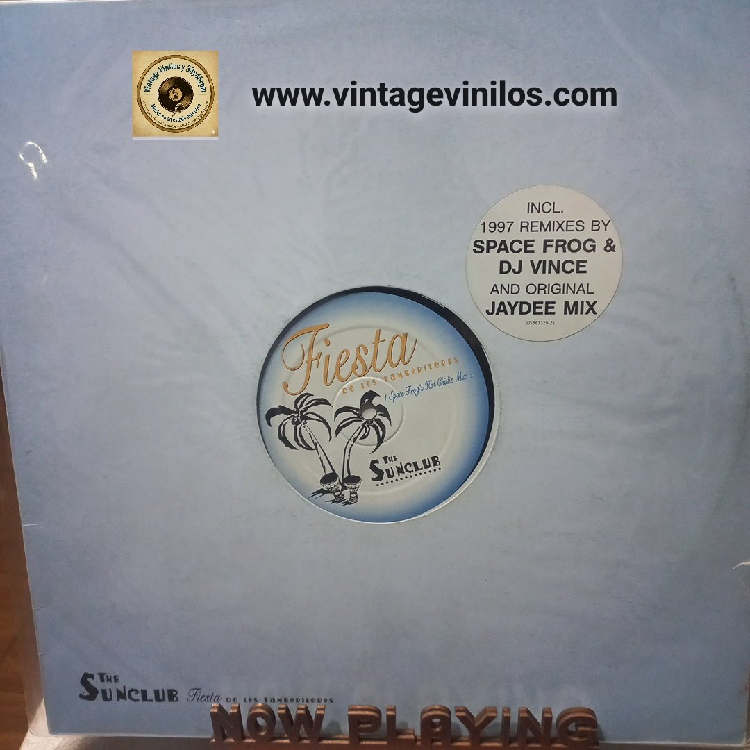 Fiesta De Los Tamborileros (Space Frog Remixes) Maxi 12" VG+