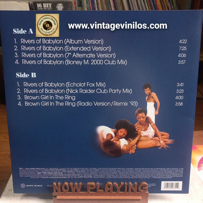 Boney M Rivers Of Babylon Maxi 12" Mint