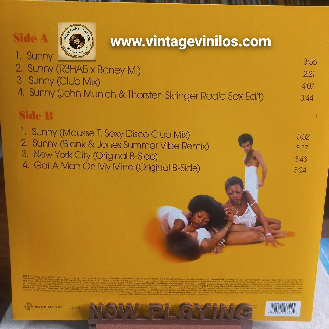 Boney M Sunny Maxi 12" Mint
