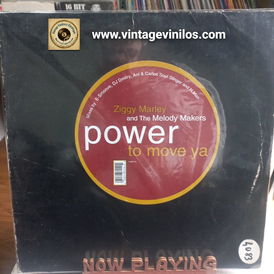 Ziggy Marley Power To Move Ya Maxi 12" VG+