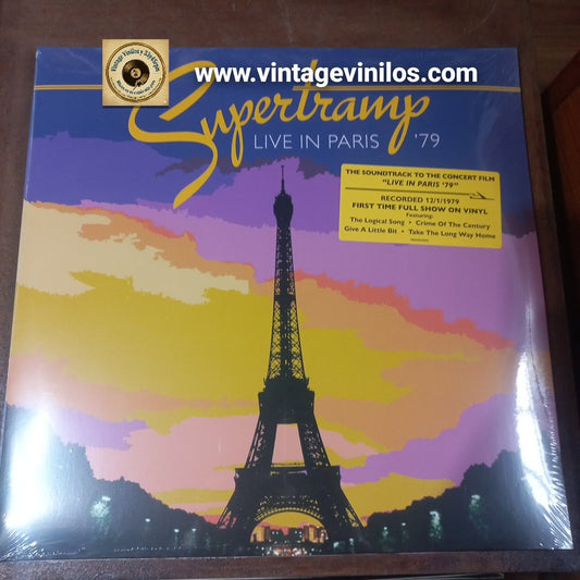 Supertramp Live In Paris '79 LP Nuevo Mint