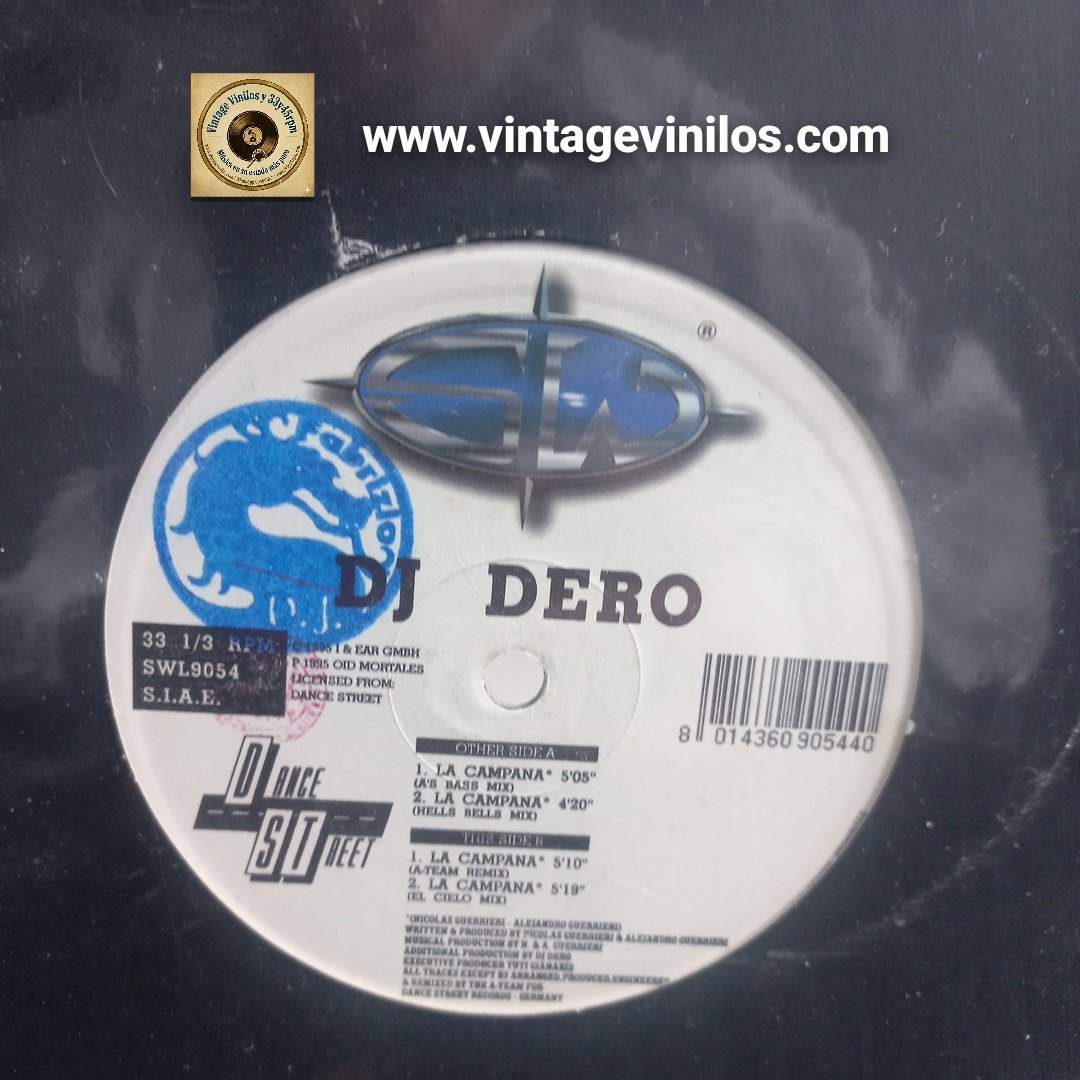 DJ Dero La Campana Maxi 12" VG+