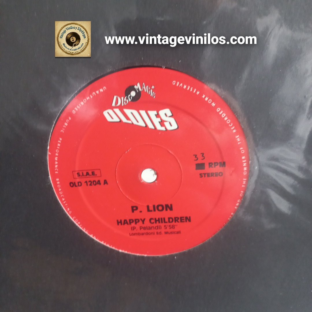 P. Lion Happy Children / Dream Maxi 12" VG+