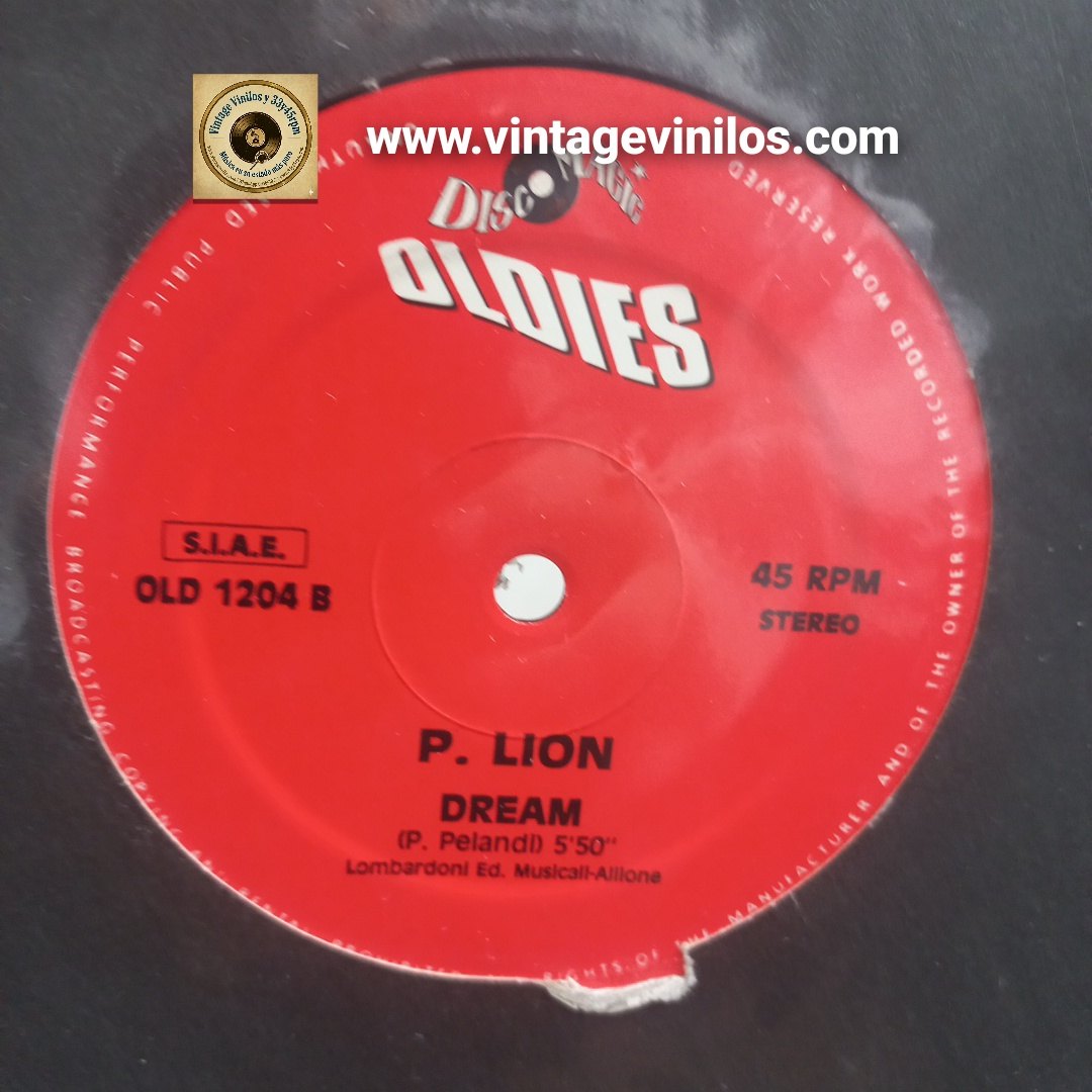 P. Lion Happy Children / Dream Maxi 12" VG+