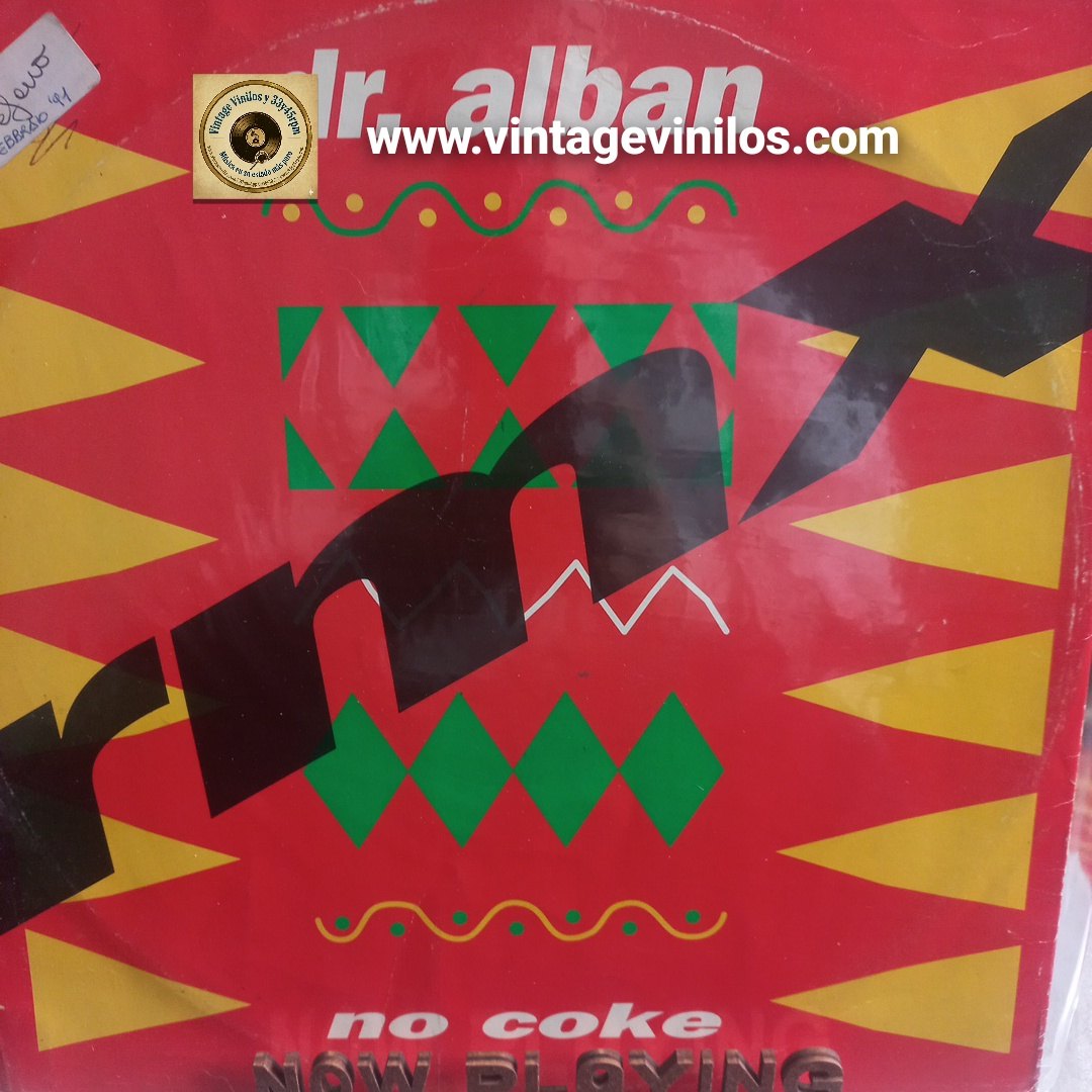 Dr. Alban No Coke / Hello Afrika Maxi 12" VG+