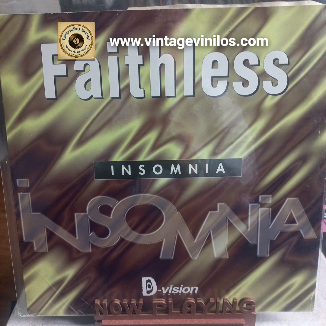 Faithless Insomnia (Monster Mix) Maxi 12" VG+